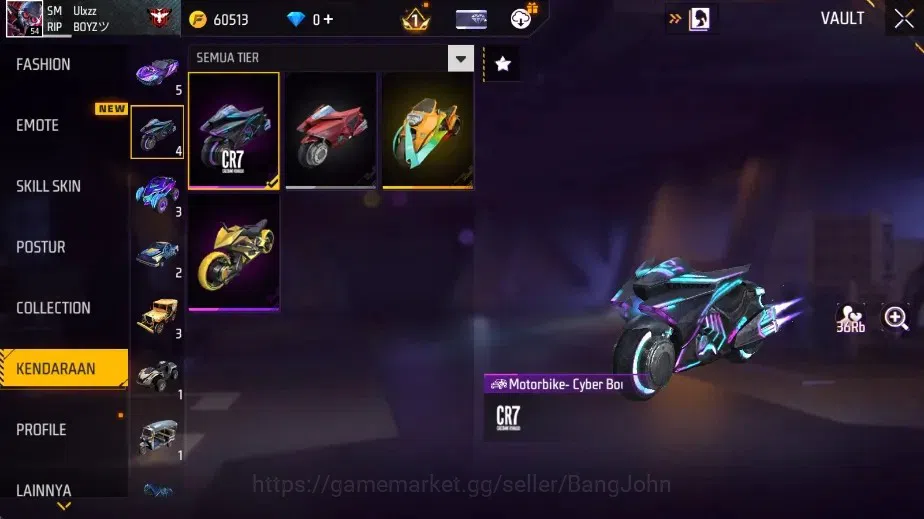 Free Fire Accounts Indonesia|M1887-Mamba Gnaw & M1887-Peluru Suci | M image 19