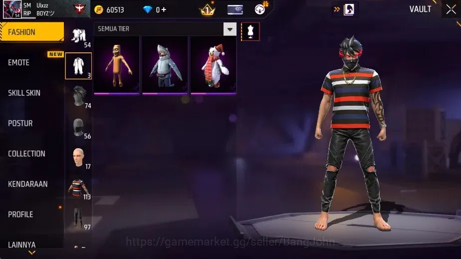 Free Fire Accounts Indonesia|M1887-Mamba Gnaw & M1887-Peluru Suci | M image 5