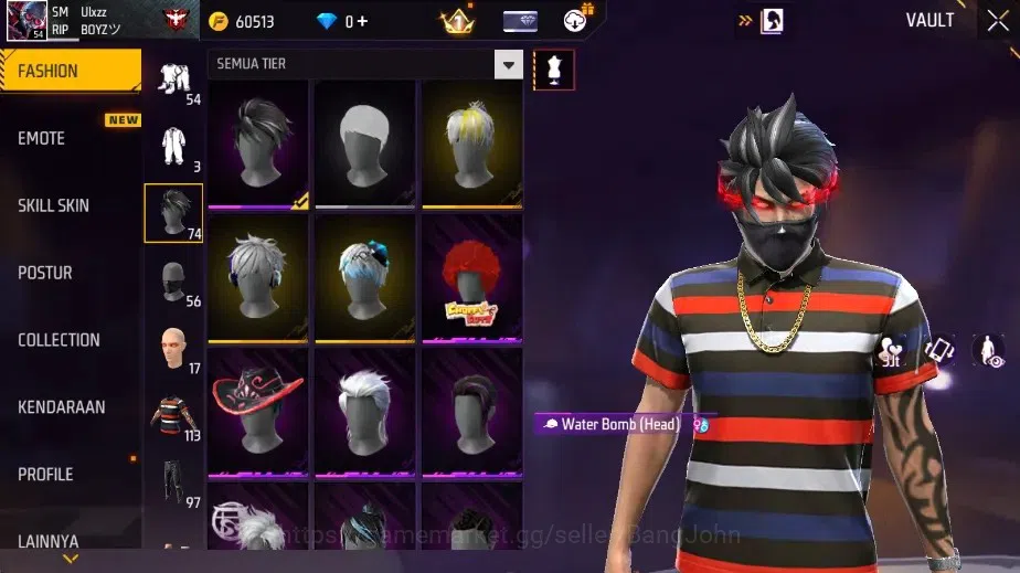Free Fire Accounts Indonesia|M1887-Mamba Gnaw & M1887-Peluru Suci | M image 6