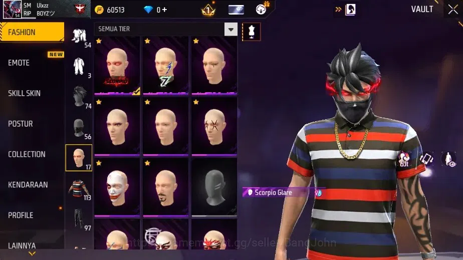 Free Fire Accounts Indonesia|M1887-Mamba Gnaw & M1887-Peluru Suci | M image 8