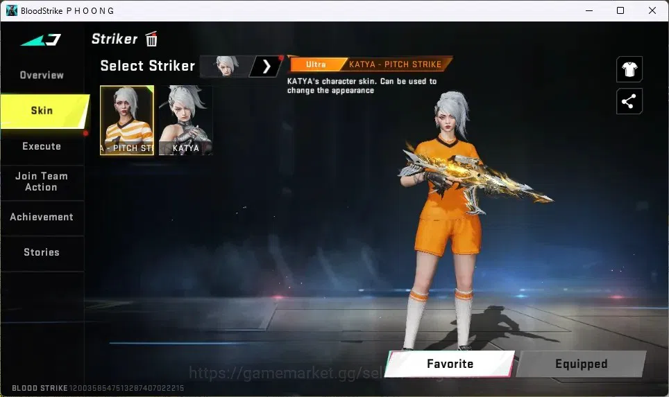 Blood Strike Accounts Others ASIA | 1 Ultra Melee:Ligth Blade-Dark Force|4 Ultra Guns|3 Ultra Strikers|1 Ultra Loot 10