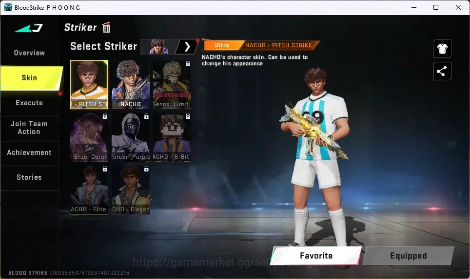 Blood Strike Accounts Others ASIA | 1 Ultra Melee:Ligth Blade-Dark Force|4 Ultra Guns|3 Ultra Strikers|1 Ultra Loot 11