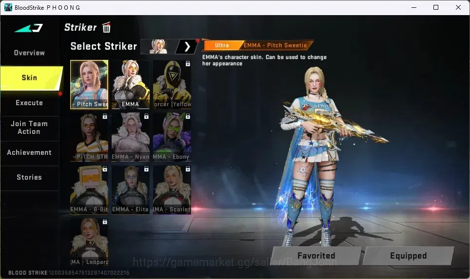 Blood Strike Accounts Others ASIA | 1 Ultra Melee:Ligth Blade-Dark Force|4 Ultra Guns|3 Ultra Strikers|1 Ultra Loot 9