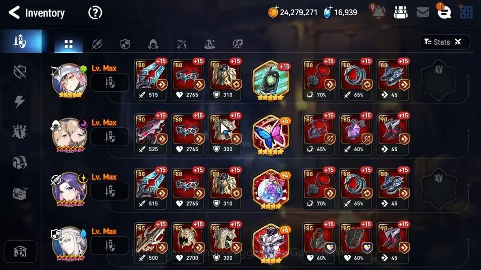 Epic Seven Accounts GLOBAL UnVerif|6 ML (Rhiana & Luciel,Har Setti,LC image 17