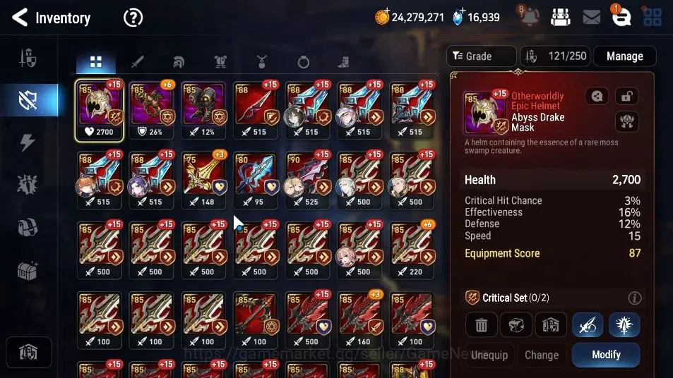 Epic Seven Accounts GLOBAL UnVerif|6 ML (Rhiana & Luciel,Har Setti,LC image 18