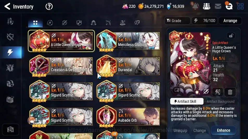 Epic Seven Accounts GLOBAL UnVerif|6 ML (Rhiana & Luciel,Har Setti,LC image 19