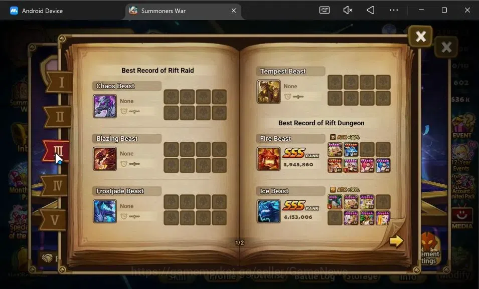 Summoners War: Sky Arena Accounts GLOBAL Lv 42|1 LD[Zeratu]|11 Total NB5[Riley,Velaj image 5