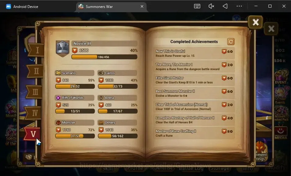 Summoners War: Sky Arena Accounts GLOBAL Lv 42|1 LD[Zeratu]|11 Total NB5[Riley,Velaj image 7