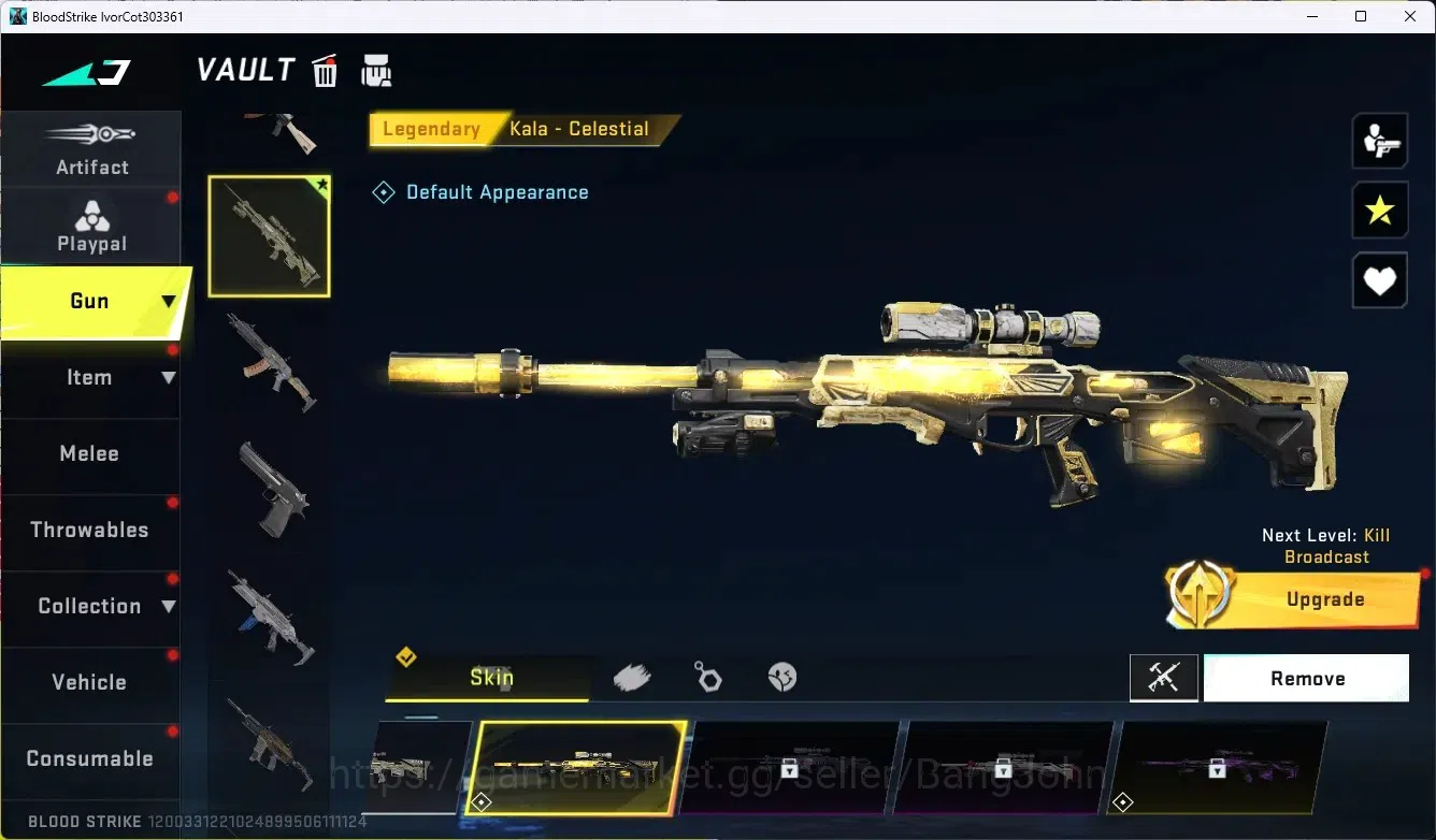 Blood Strike Accounts ASIA|Collab Gun MCX - EVA-00|3 Legendary Gun|Colla image 2