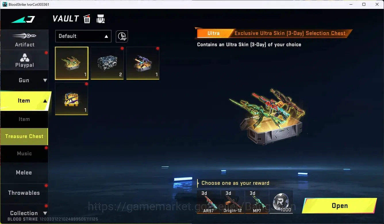 Blood Strike Accounts ASIA|Collab Gun MCX - EVA-00|3 Legendary Gun|Colla image 7
