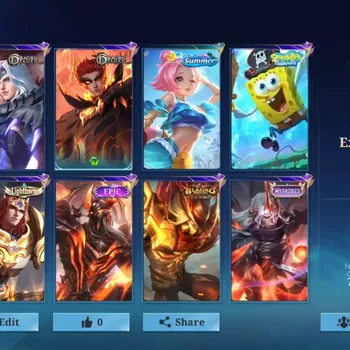 Mobile Legends: Bang Bang Accounts Others Hero 133|Skins 209|Ex Glory 53|Emblem MAX|CC Natalia,LightBorn Tigreal,P Ace