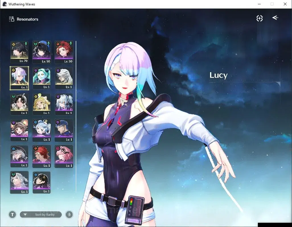 Wuthering Waves Accounts SEA|UL 47|2 Limited| Lucy R5+Sign,Rebecca |124 Lus image 2