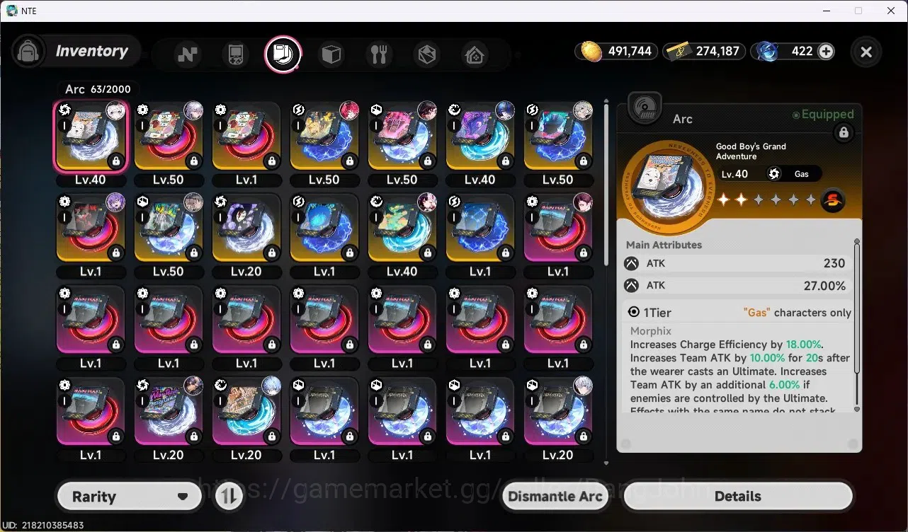 Neverness to Everness Accounts SEA | Hunter Lv 41 | 3 Limit Class ([Nanally,Lacri image 12