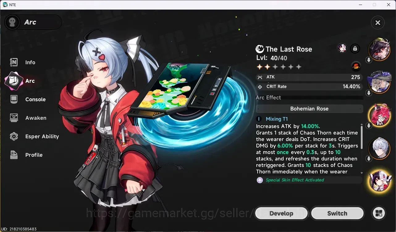 Neverness to Everness Accounts SEA | Hunter Lv 41 | 3 Limit Class ([Nanally,Lacri image 4