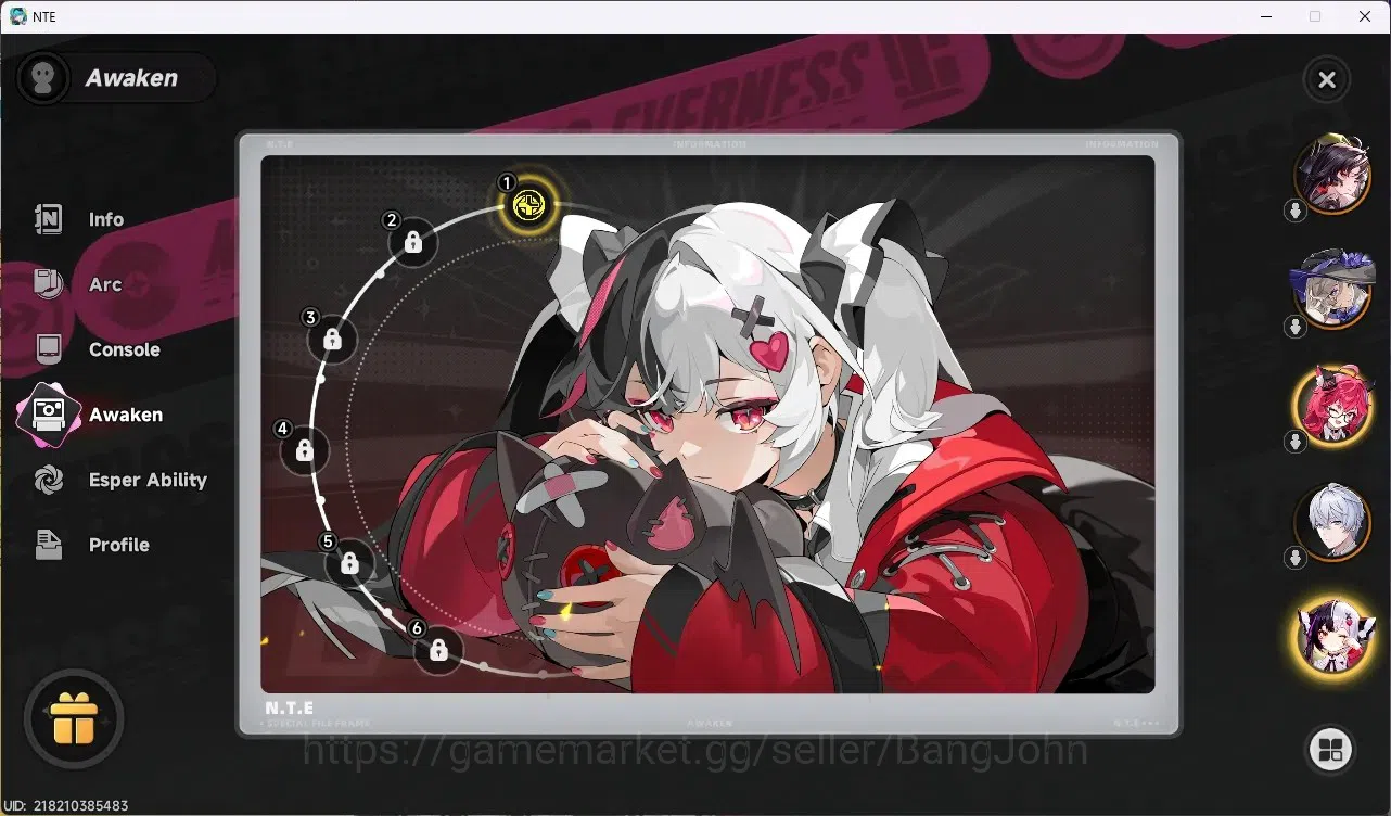 Neverness to Everness Accounts SEA | Hunter Lv 41 | 3 Limit Class ([Nanally,Lacri image 5