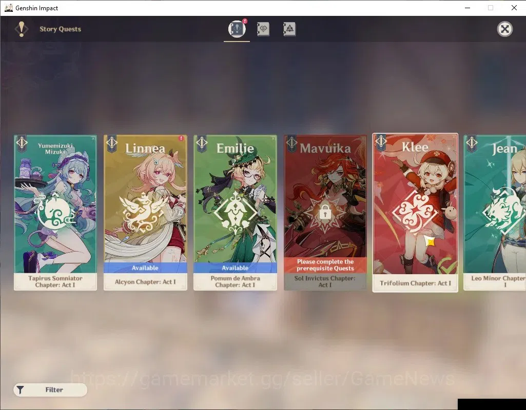 Genshin Impact Accounts ASIA|AR56|7 Limited+2(*5Weapon)|Flins,Columbina,Na image 15
