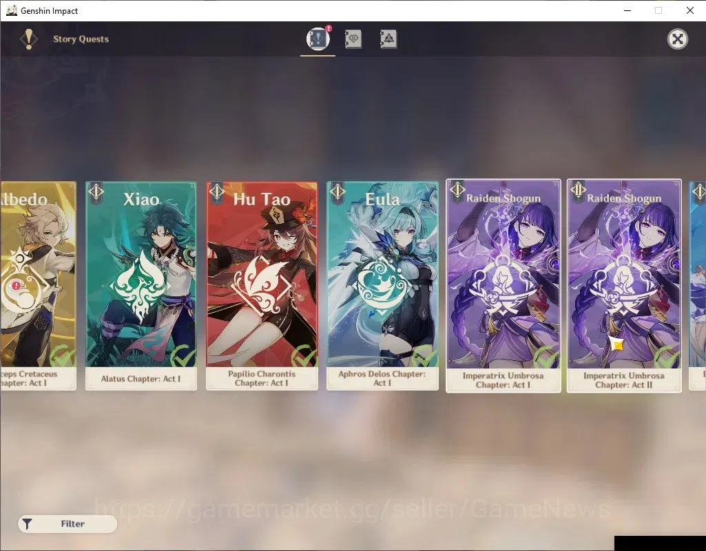 Genshin Impact Accounts ASIA|AR56|7 Limited+2(*5Weapon)|Flins,Columbina,Na image 17