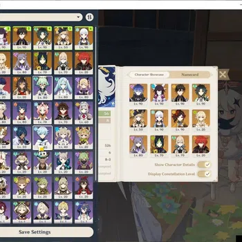 Genshin Impact Mid Game ASIA|AR56|7 Limited+2(*5Weapon)|Flins,Columbina,Na image 1