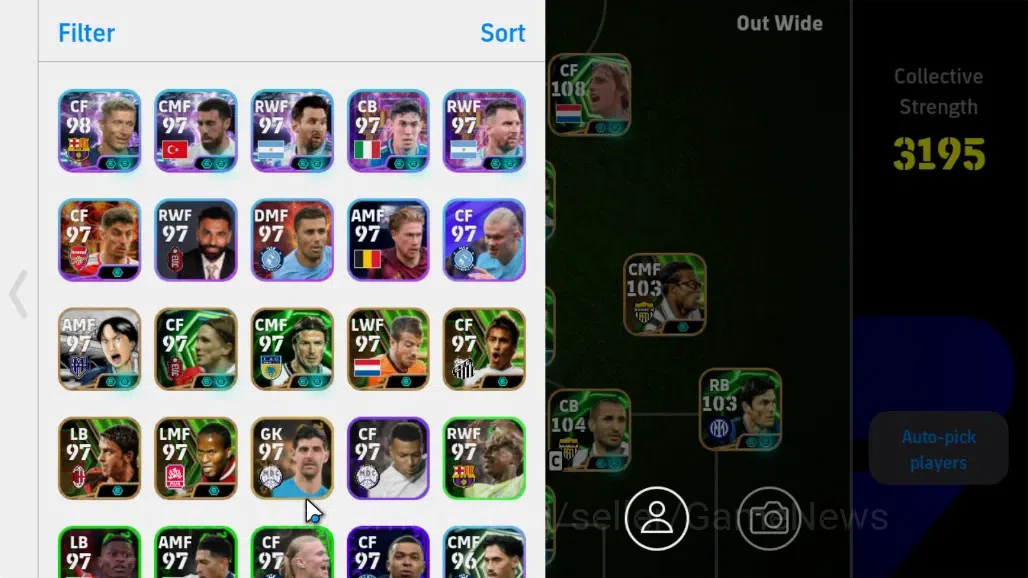 eFootball Accounts Android|Epic Johan Cruyff,Raul,Giorgio Chiellini,B image 2