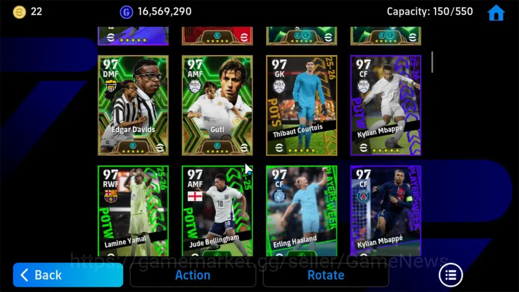 eFootball Accounts Android|Epic Johan Cruyff,Raul,Giorgio Chiellini,B image 7