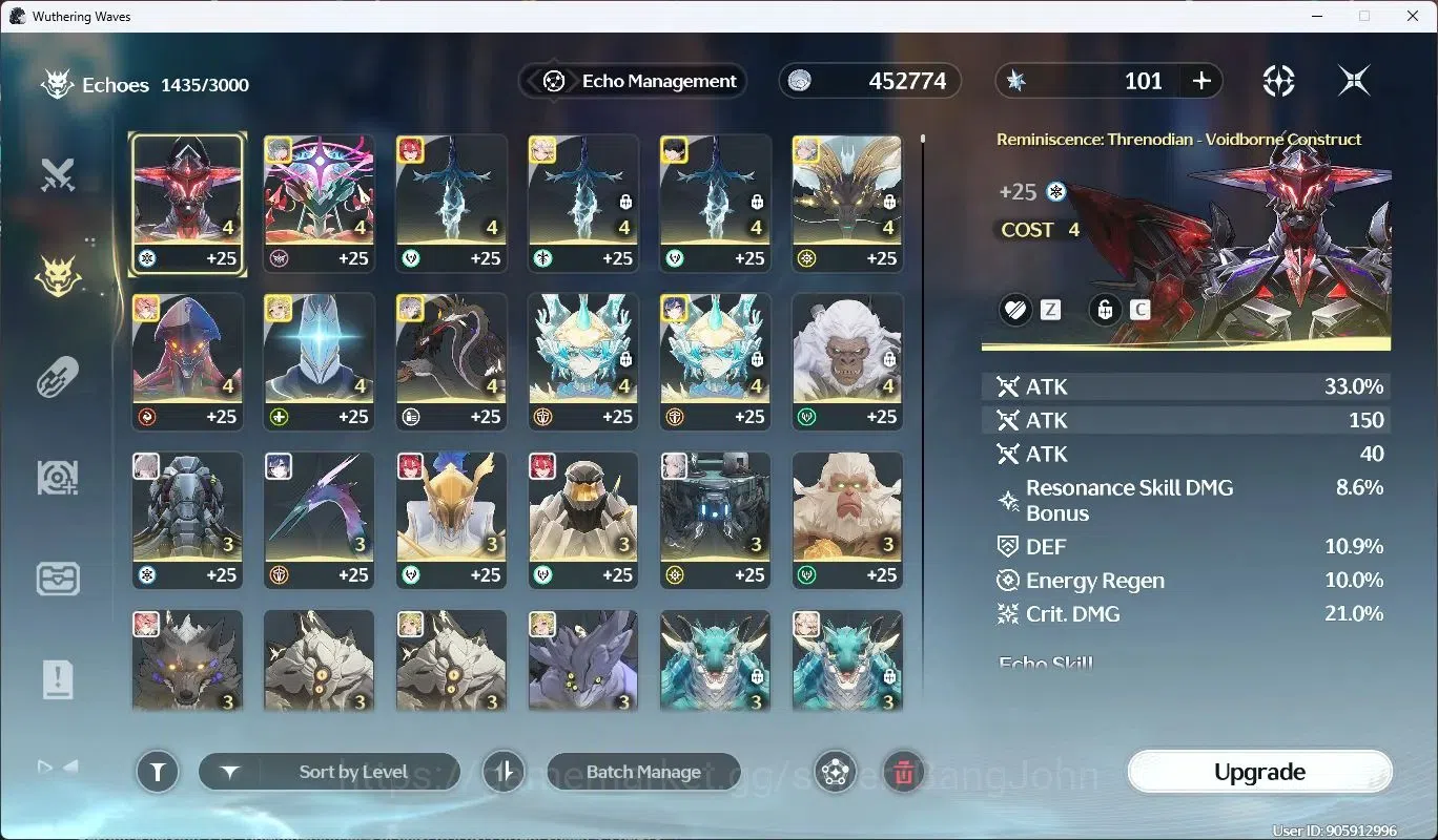 Wuthering Waves Accounts SEA|UL 70|Rank 8|8 Limited Char [Luno,Changli,Jinh image 12