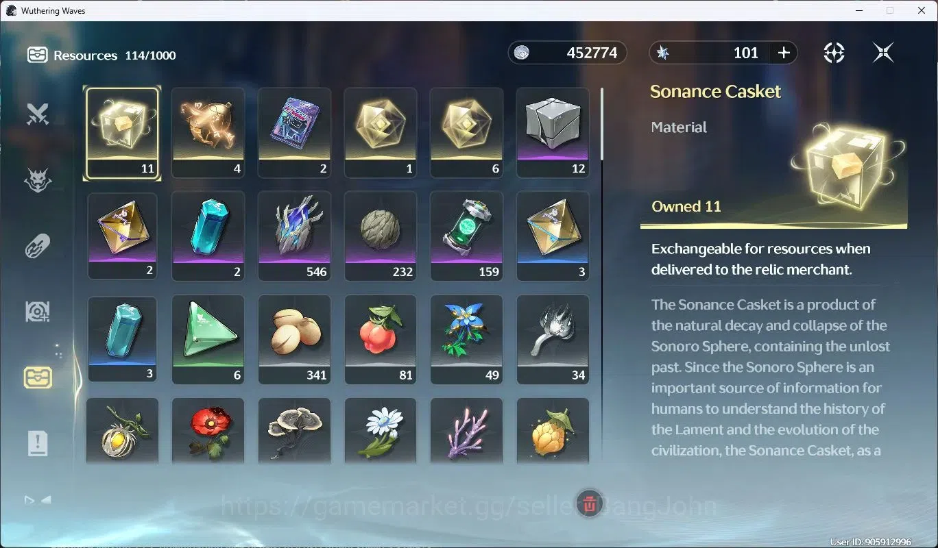 Wuthering Waves Accounts SEA|UL 70|Rank 8|8 Limited Char [Luno,Changli,Jinh image 15