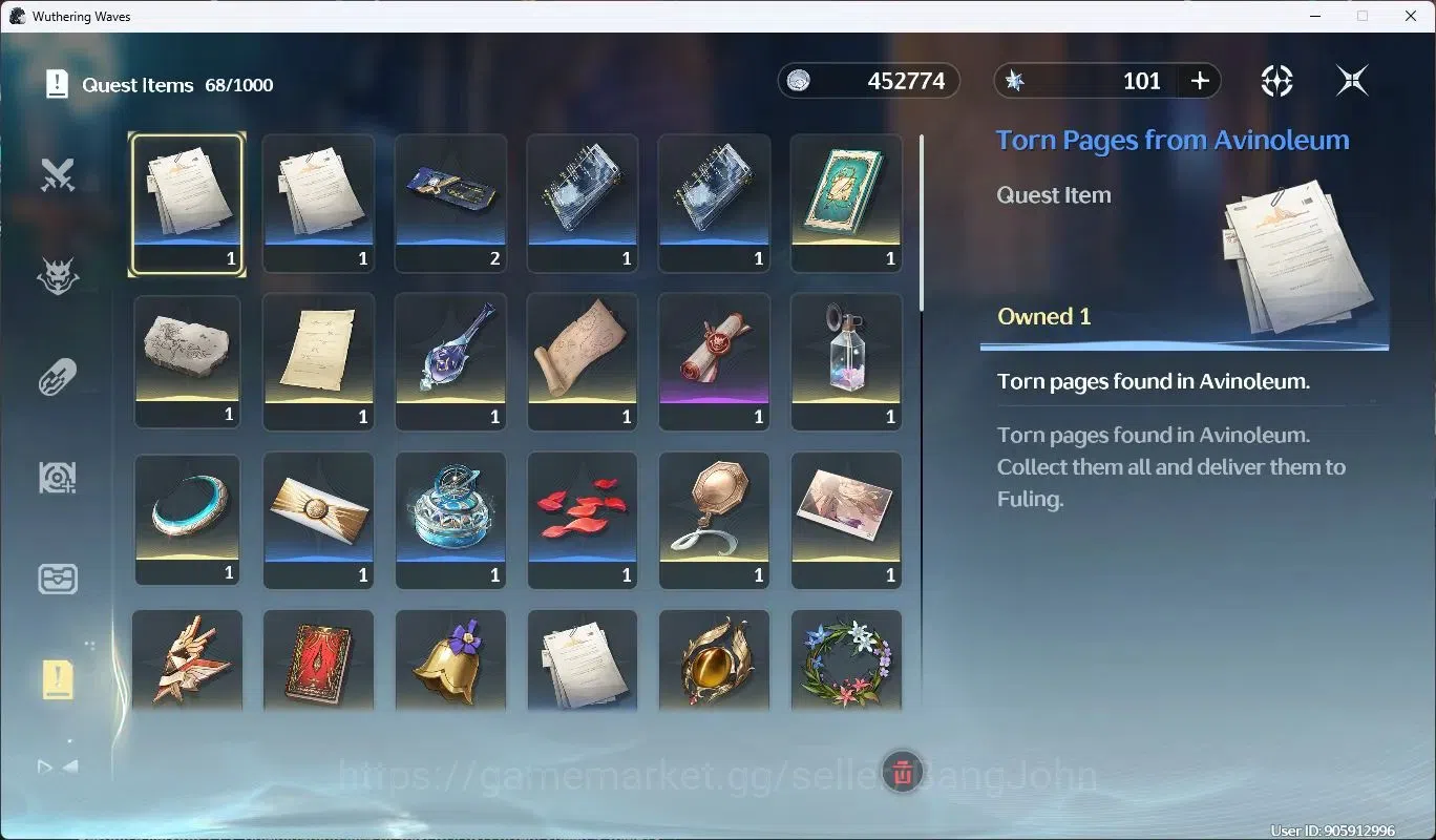 Wuthering Waves Accounts SEA|UL 70|Rank 8|8 Limited Char [Luno,Changli,Jinh image 16