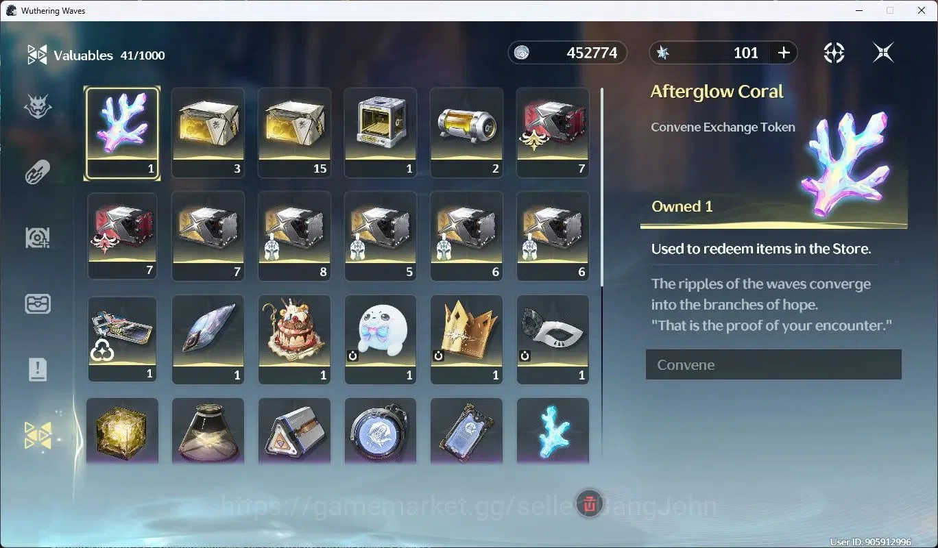 Wuthering Waves Accounts SEA|UL 70|Rank 8|8 Limited Char [Luno,Changli,Jinh image 17