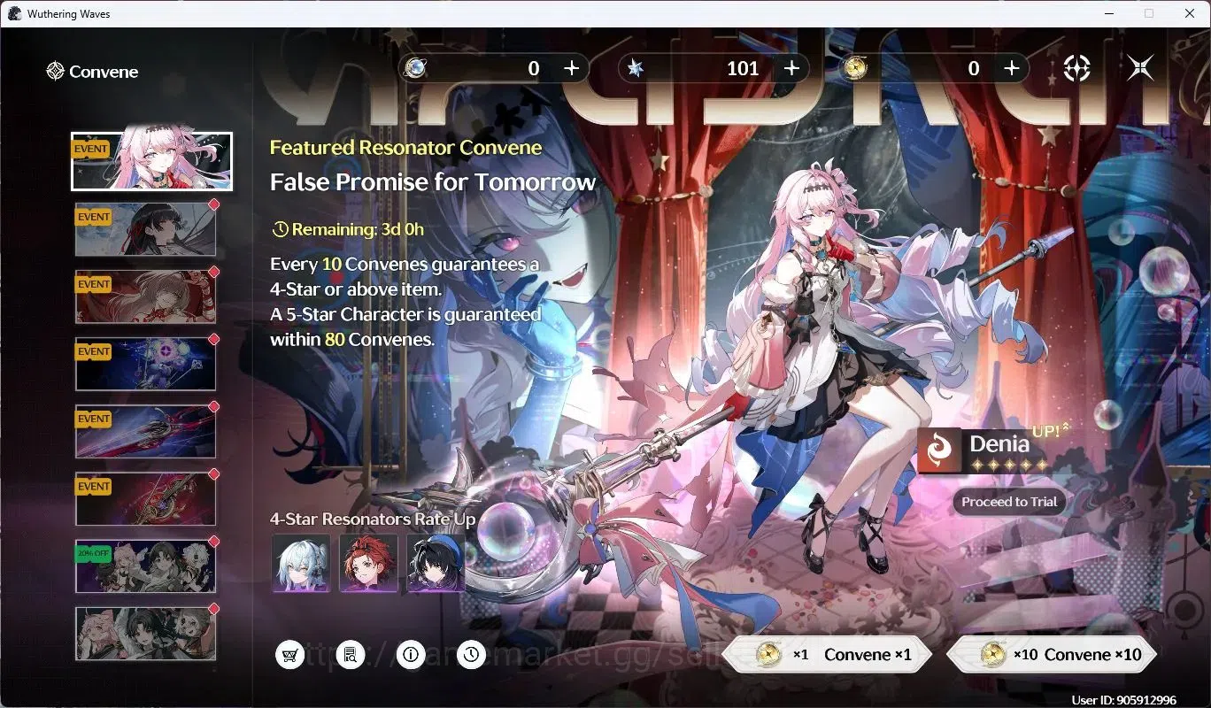 Wuthering Waves Accounts SEA|UL 70|Rank 8|8 Limited Char [Luno,Changli,Jinh image 18