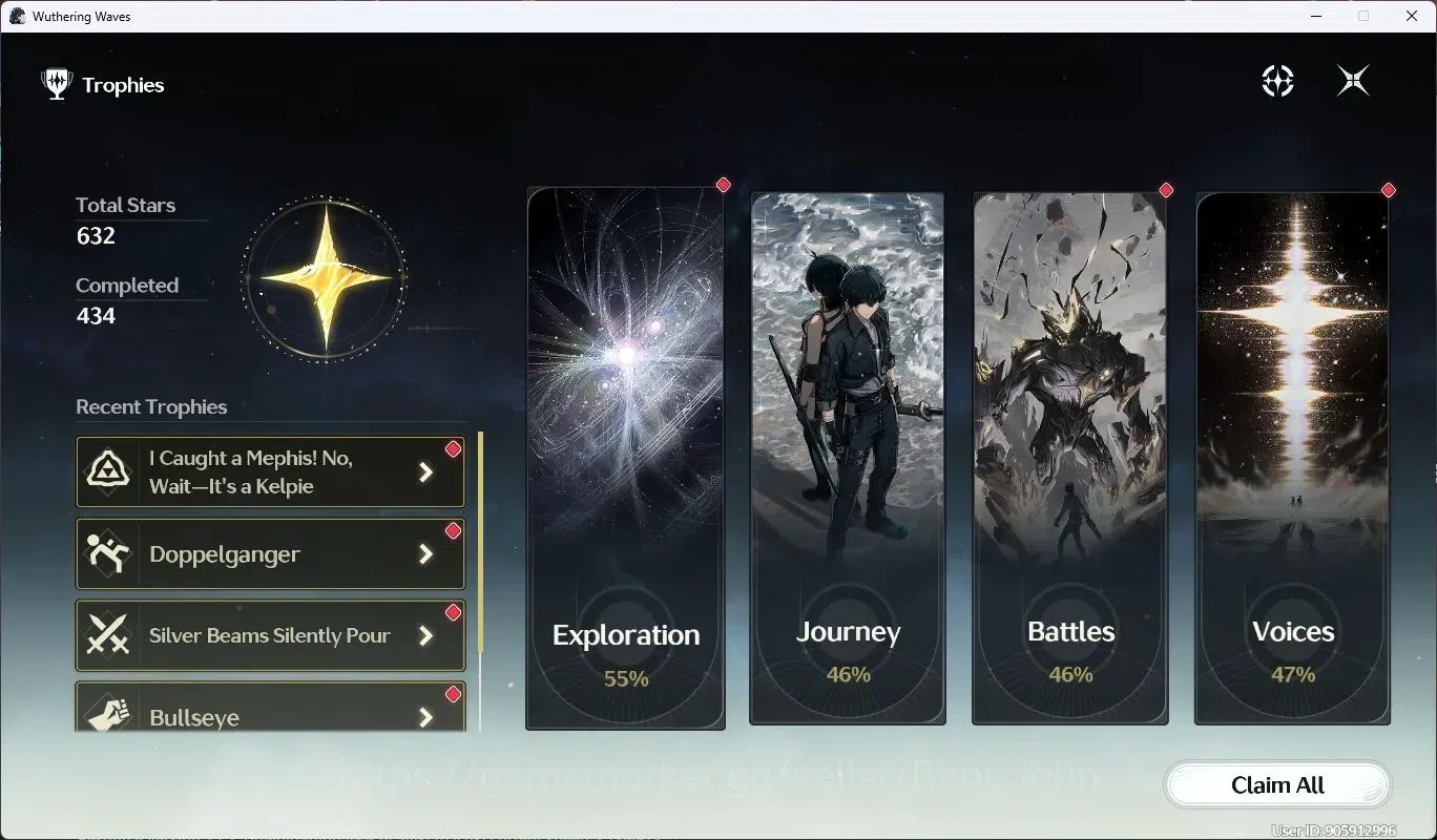 Wuthering Waves Accounts SEA|UL 70|Rank 8|8 Limited Char [Luno,Changli,Jinh image 8