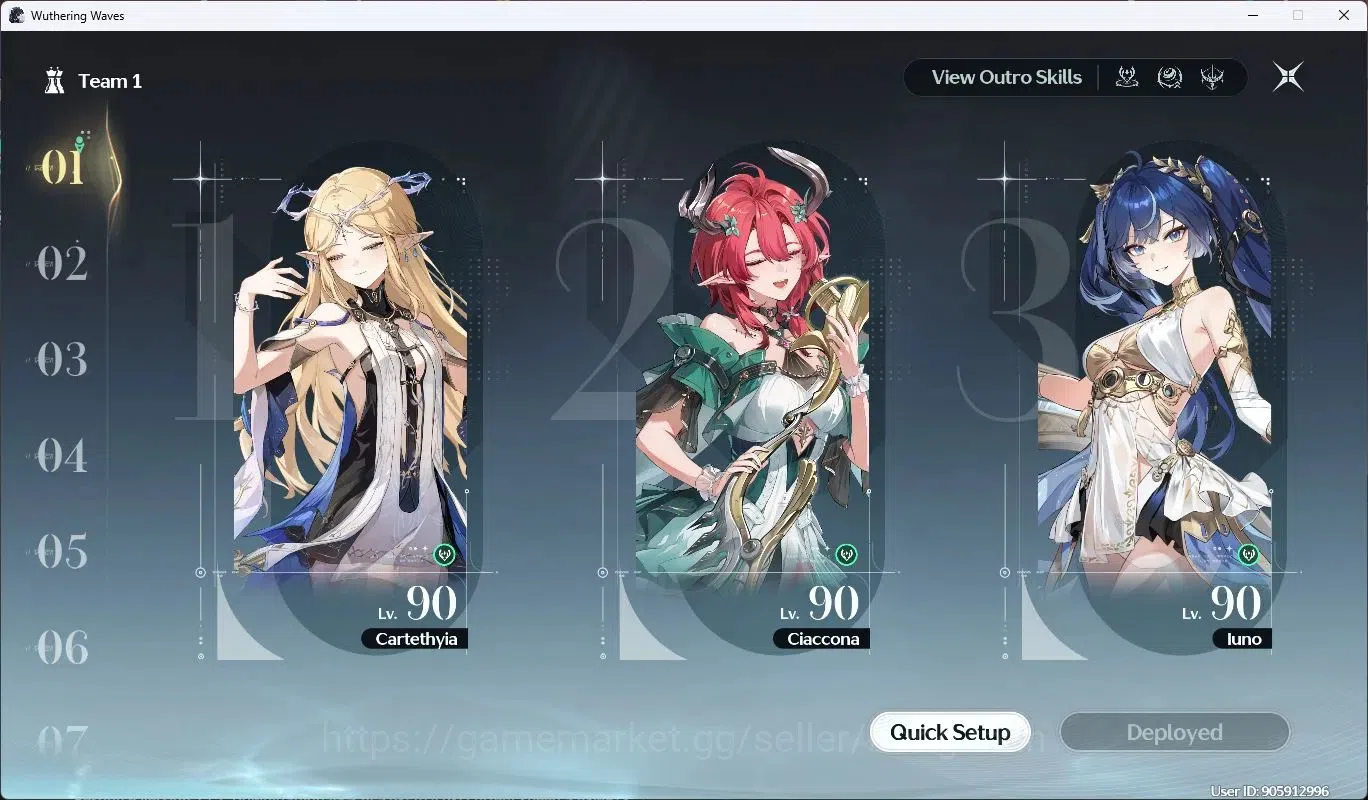 Wuthering Waves Accounts SEA|UL 70|Rank 8|8 Limited Char [Luno,Changli,Jinh image 9