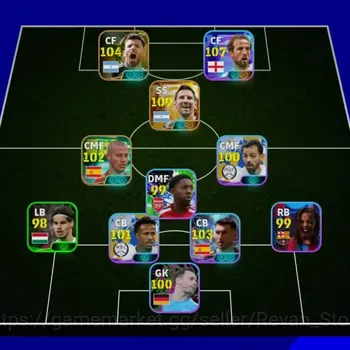 eFootball Accounts Meta Player Ovr 3159 | Big Time Messi World Cup x Hary Kane World Cup Show Time