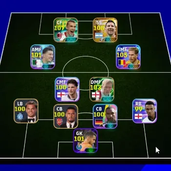 eFootball Accounts Legends & Iconic Players Android|PW3155|New Lionel Messi Big T,Kevin De Bruyne Show T,New Epic Shevchenko