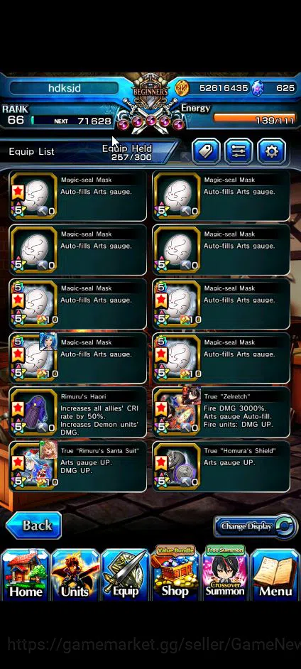 Grand Summoners Accounts Global|Rank 66|625 cc|15 Ascend+9 TW|[Chloe,Makoto image 2