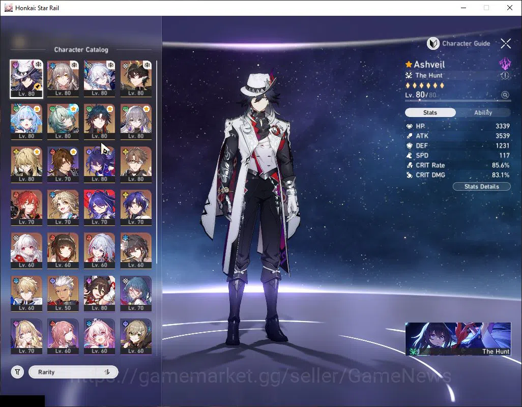 Honkai Star Rail Accounts Asia|TL 70|12 Limited|Ashveil,Yao Guang,Cerydra,Li image 4