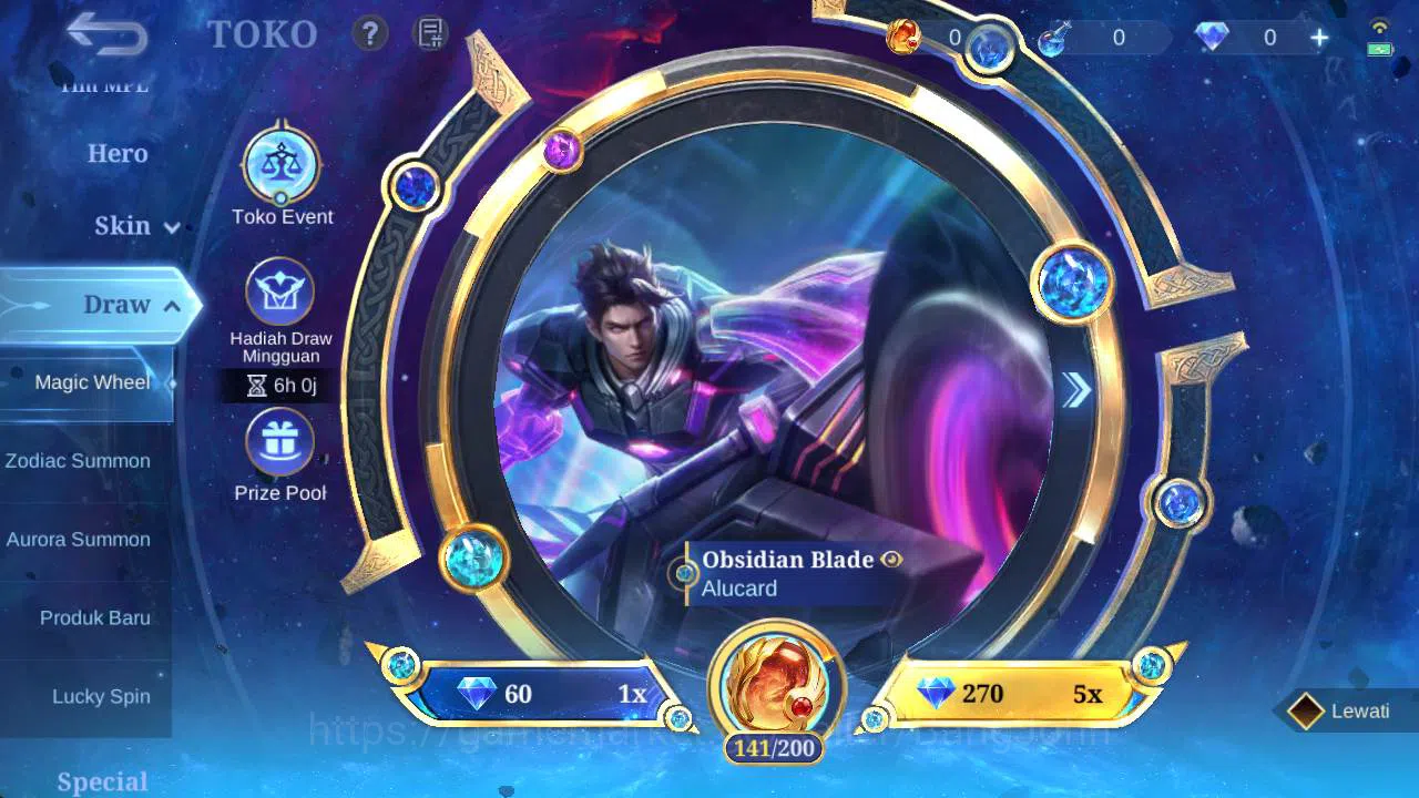 Mobile Legends: Bang Bang Accounts Skin 196, Hero 125 CC YSS, Lborn alucard, Venom GS image 3
