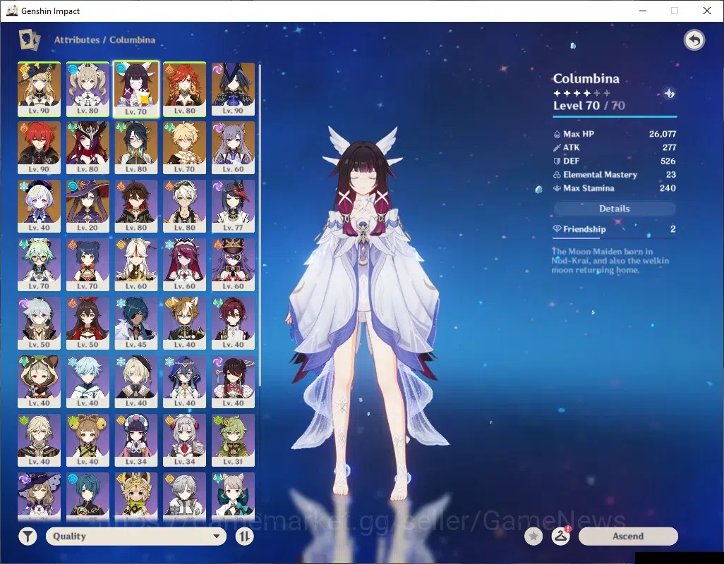 Genshin Impact Accounts AMERICA|AR 55|6 Limited + 4 (*5Weap)|[Mavuika,Navi image 3