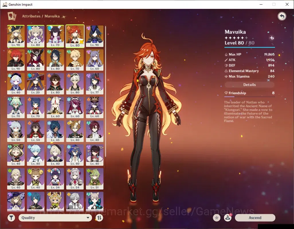 Genshin Impact Accounts AMERICA|AR 55|6 Limited + 4 (*5Weap)|[Mavuika,Navi image 5