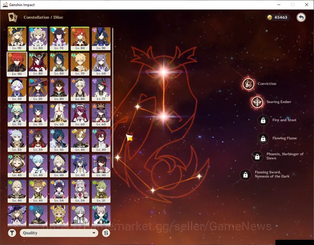 Genshin Impact Accounts AMERICA|AR 55|6 Limited + 4 (*5Weap)|[Mavuika,Navi image 9
