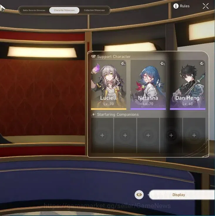 Honkai Star Rail Accounts Others Asia|TL 55|5 Limited| Mydei+Sign,Silver Wolf 999,Robin,Ruan Mei |MC Female|Take Mail|Check 2
