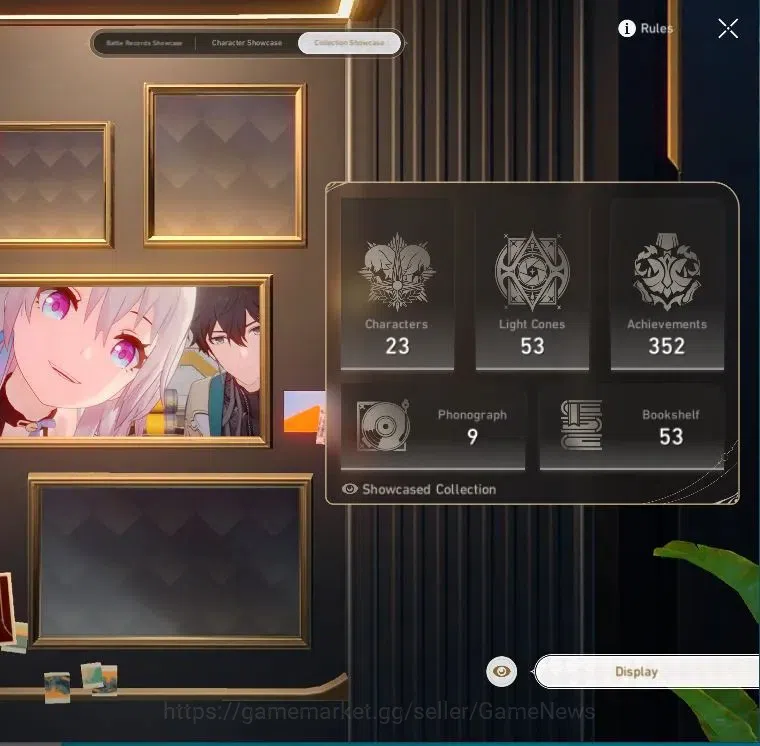 Honkai Star Rail Accounts Others Asia|TL 55|5 Limited| Mydei+Sign,Silver Wolf 999,Robin,Ruan Mei |MC Female|Take Mail|Check 3