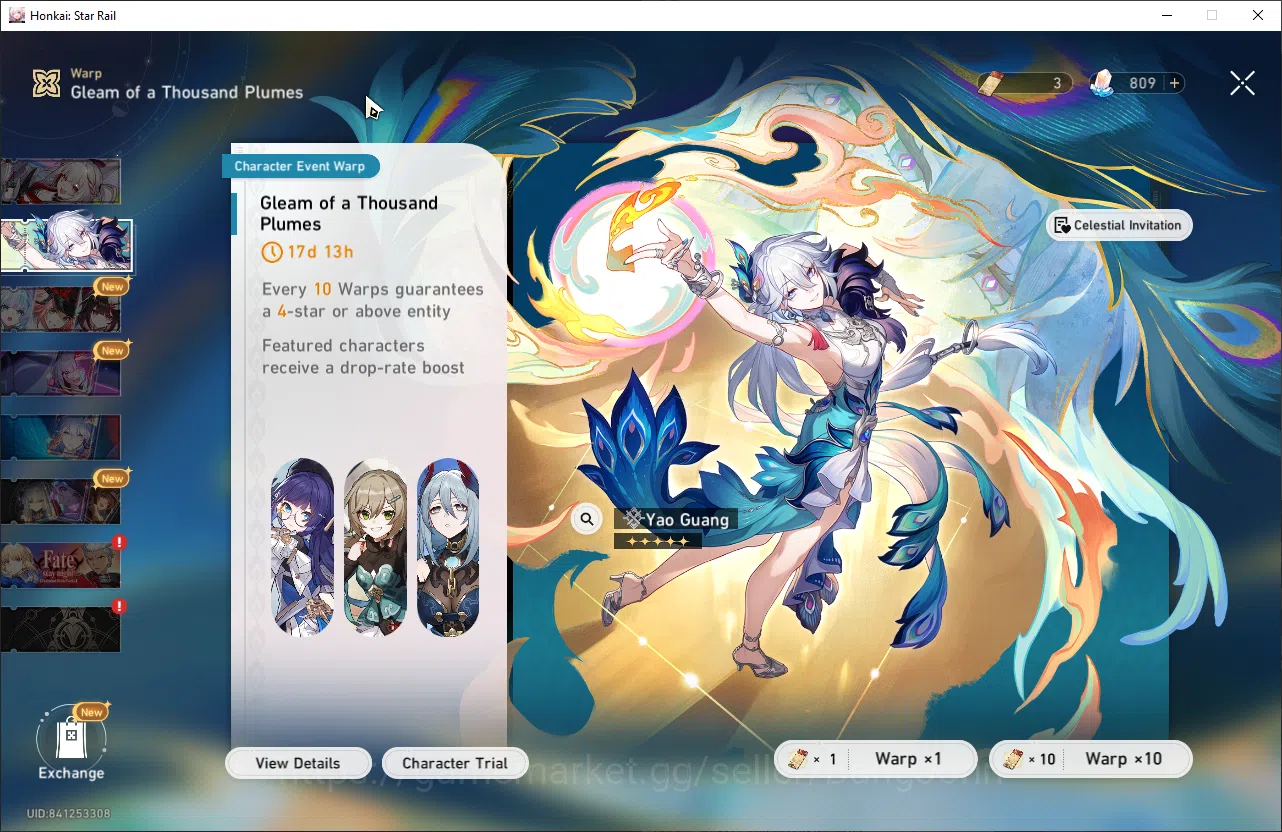 Honkai Star Rail Accounts ASIA | TL 29 | 4 Limit | 3 Golden Ticket | GCS On  image 11