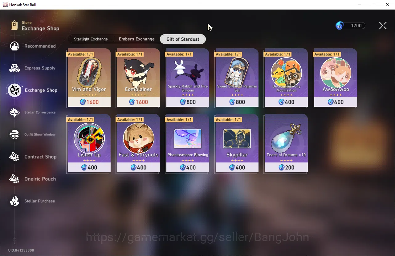 Honkai Star Rail Accounts ASIA | TL 29 | 4 Limit | 3 Golden Ticket | GCS On  image 14