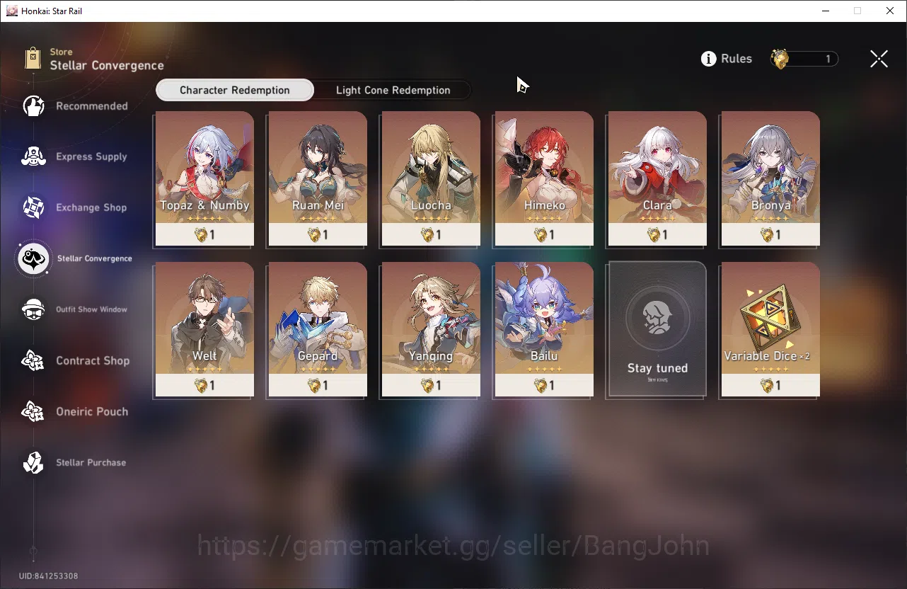 Honkai Star Rail Accounts ASIA | TL 29 | 4 Limit | 3 Golden Ticket | GCS On  image 15