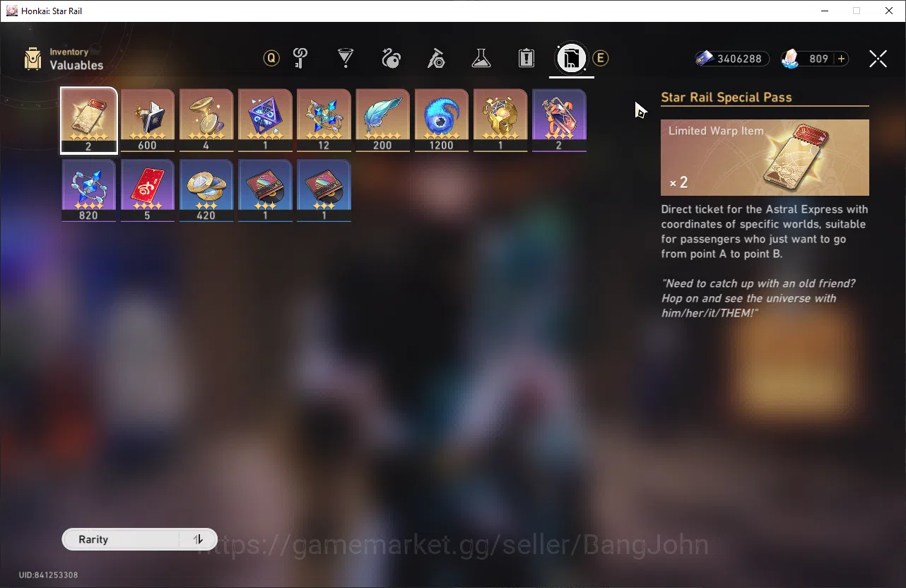 Honkai Star Rail Accounts ASIA | TL 29 | 4 Limit | 3 Golden Ticket | GCS On  image 5