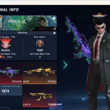Blood Strike Accounts Others ASIA | 2 Eternal: Desert Eagle,QBZ95 Lv.1|KAG-6-Commandante|1 Ultra Melee:The Iron|5 Ultra