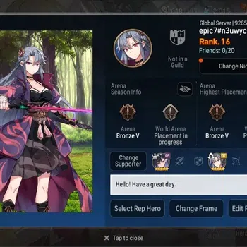 Epic Seven Accounts Starter Global Unverif | Starter | 2 ML (TR Elvira,SE Celine) | PoH ON | SS 2K | Stigma 2K | Log Stove