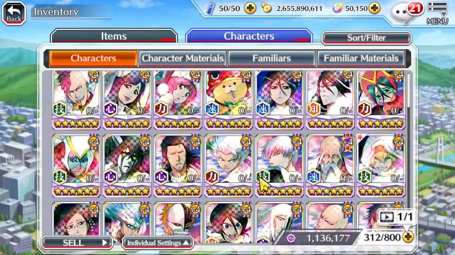 Bleach: Brave Souls Accounts [GLOBAL]50K Orb|Rukia 10th Anniv,Santa Society(Gis image 6