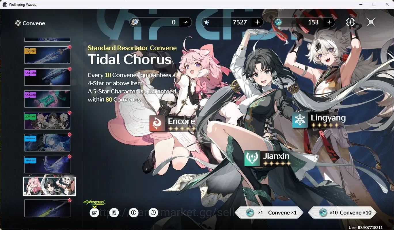 Wuthering Waves Accounts SEA|UL 48|Rank 5|1 Char Limited [Lucy R5 + Sign]+  image 7