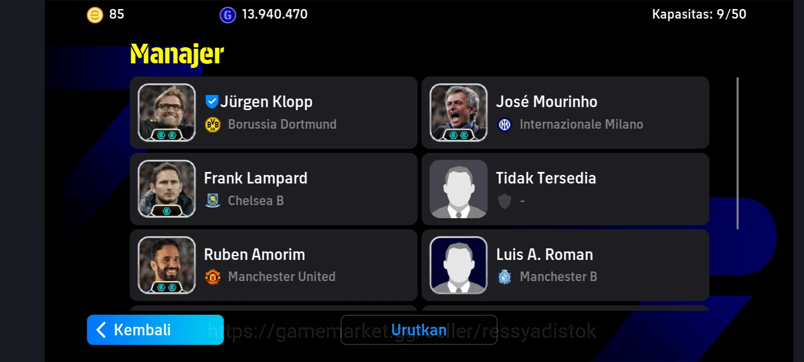 eFootball Accounts Meta Player EFOOTBALL 2026 | EPIC ZICO BLITZ, ANDRY SEVCHENKO, ROBERTO BAGGIO, PHILIP LAHM, F CANAVARO, 5 4